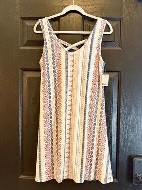 Mudd Cross-Back Sueded Jersey Dress